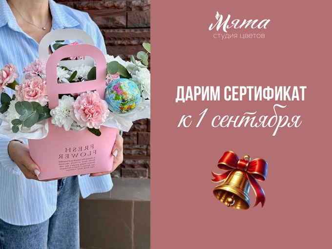 СЕРТИФИКАТ К 1 СЕНТЯБРЯ ДЛЯ ВАС 🎓❤️‍🔥