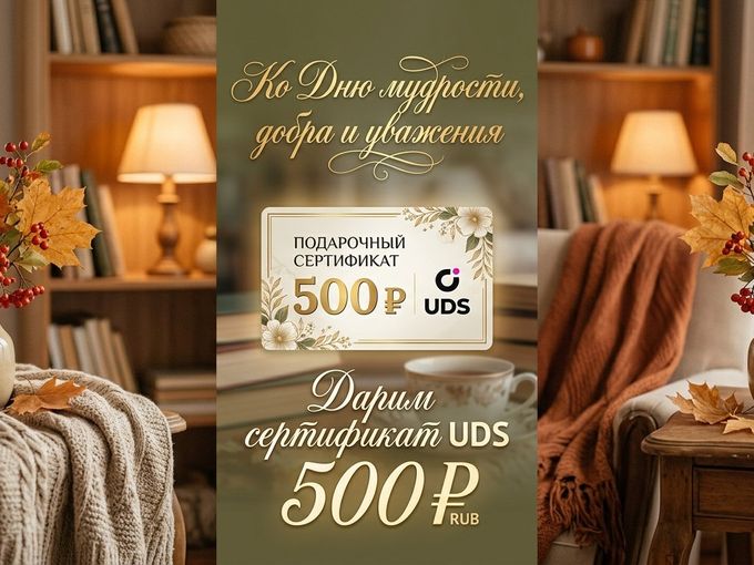Дарим 500 ₽ ко Дню элегантного возраста