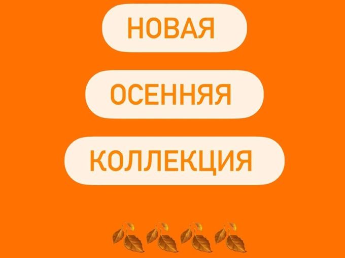 Большое поступление осенней коллекции