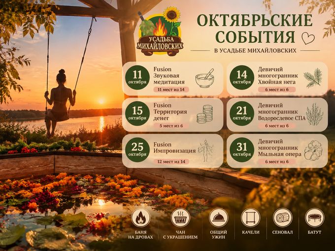 🍁 6 особенных событий этой осени