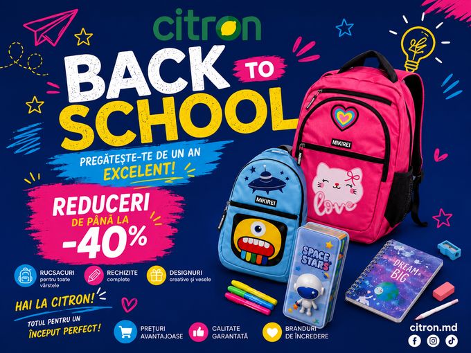 🎒 BACK TO SCHOOL la CITRON! 📚✏️