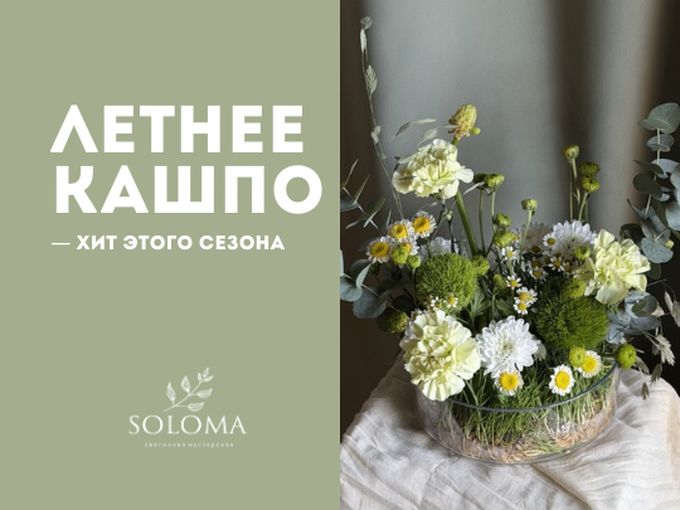 Летнее кашпо - хит сезона 🌱