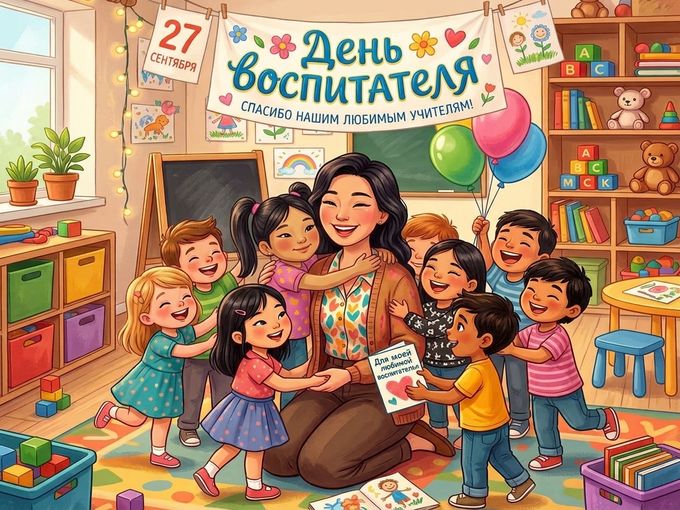 💙🧡❤️С праздником, дорогие воспитатели!