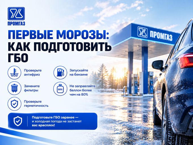 ❄️ Первые морозы: как подготовить ГБО