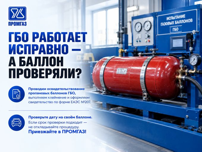 🔍 Проверьте свой баллон ГБО