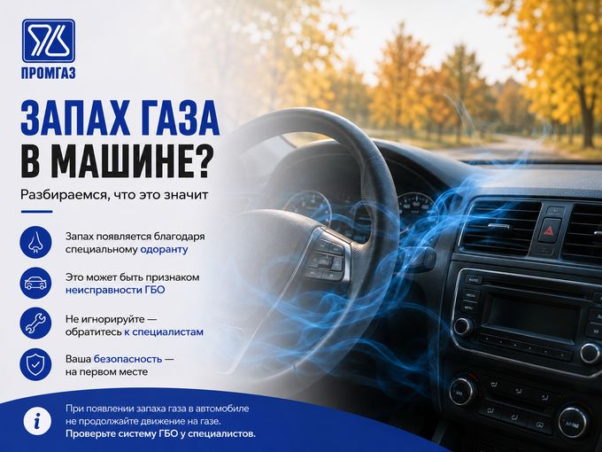 💨 Запах газа в машине: разбираемся