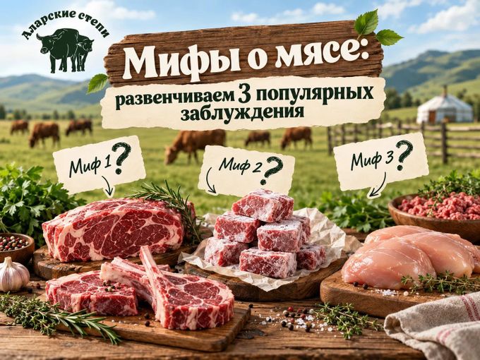 Мифы о мясе: развенчиваем заблуждения