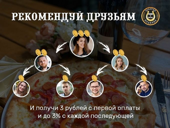 Получайте баллы за рекомендацию