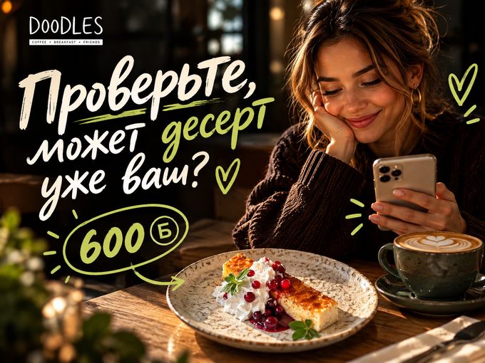 Проверьте! Может десерт уже ваш?..