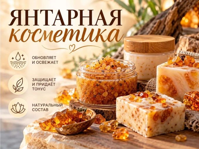 Откройте для себя янтарную косметику!