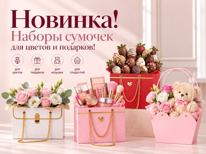 Новинка! Наборы сумочек для подарков🎁💐