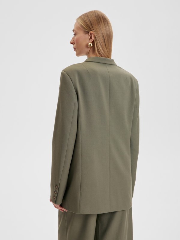 Брючный костюм (хаки)