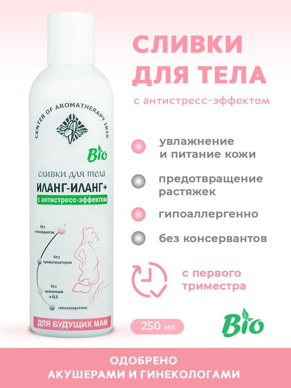 Сливки для тела «Иланг-иланг+», 250мл
