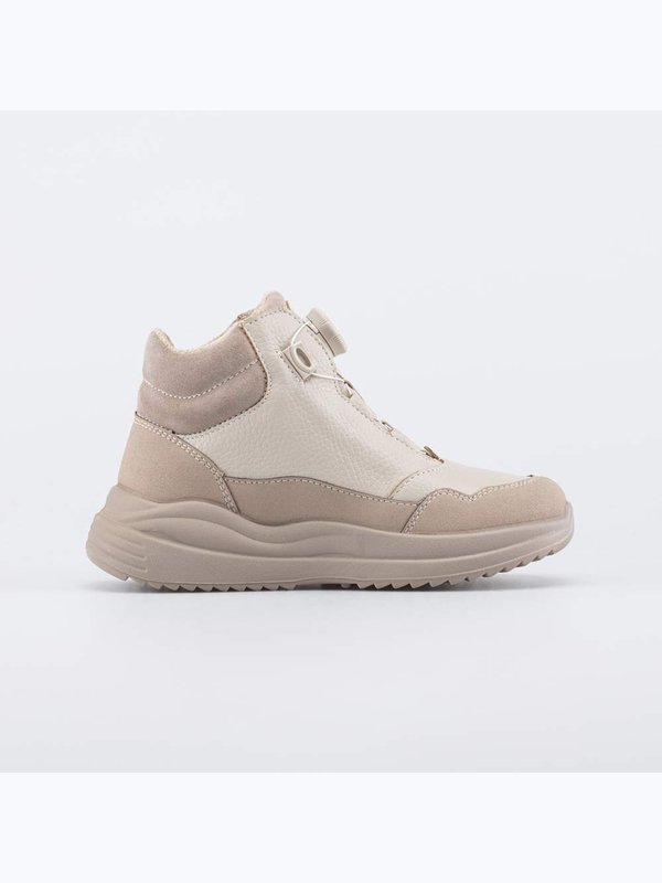Утепленные кожаные ботинки Kotofey