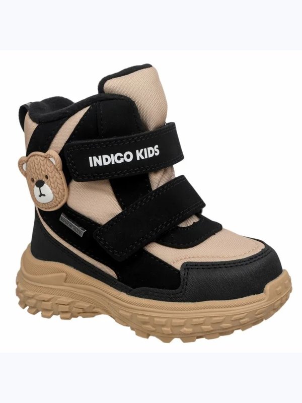Яркие зимние ботинки для девочек от бренда INDIGO KIDS со светодиодами