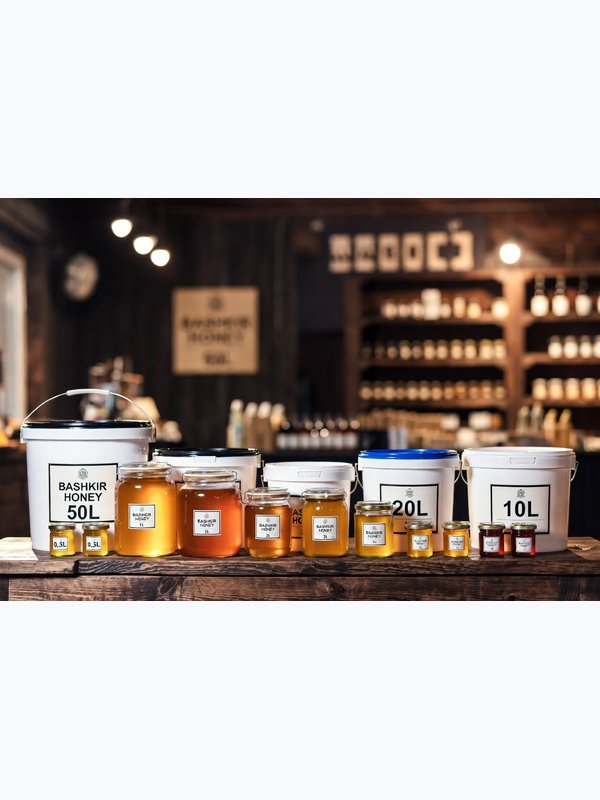 🍯 Настоящий башкирский мёд прямо с фермы «Клубника Шаран»! Свежая откачка, натуральный вкус, без посредников. От 0,5 до 50 л. Самая популярная фасовка — 3 л. Доставка и самовывоз.