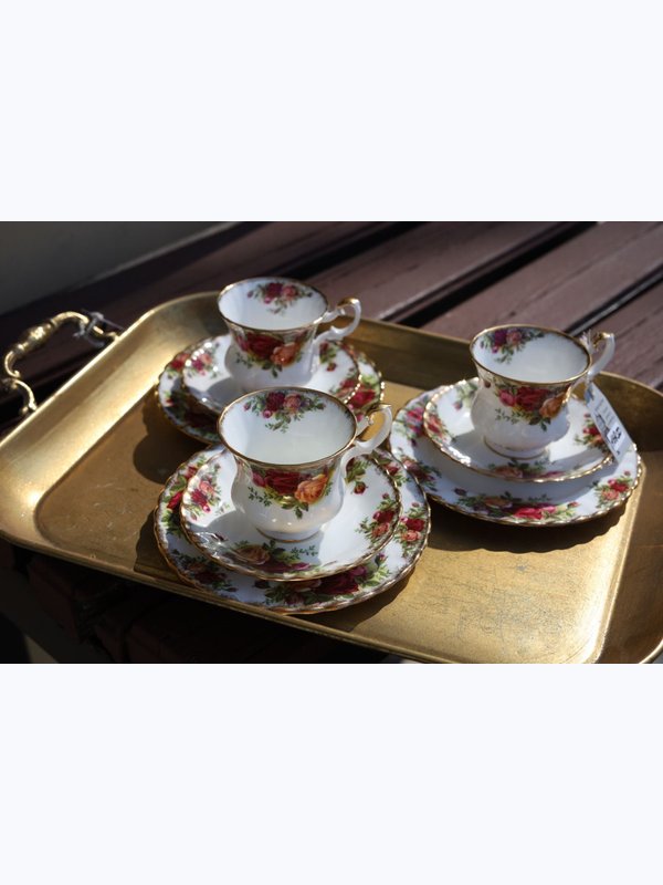 Винтажное трио Royal Albert, Англия
