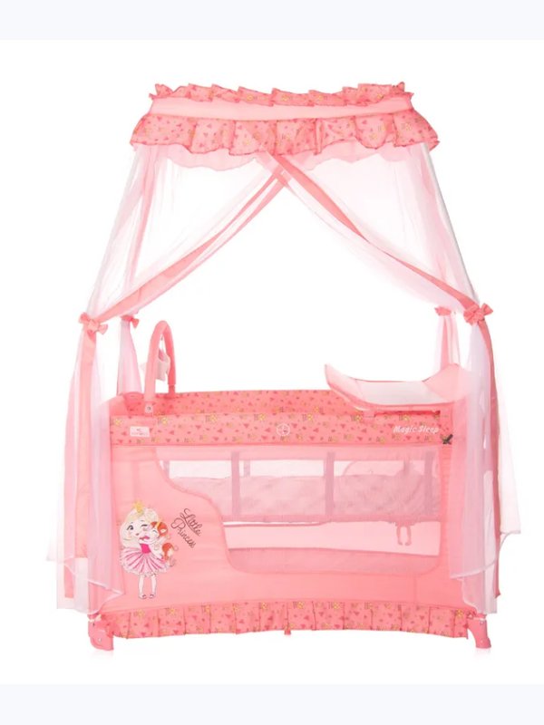 Кровать-манеж Lorelli MAGIC SLEEP Розовый