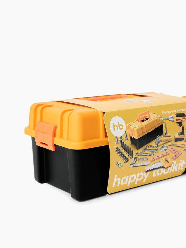Игрушечные инструменты HAPPY TOOLKIT желтый/yellow Happy Baby (3г+)