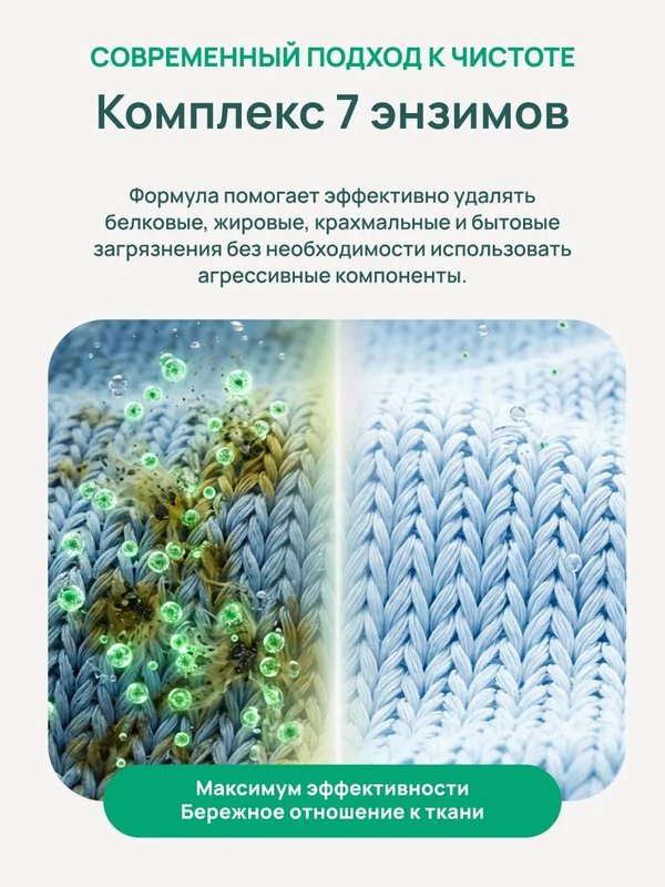 Гель для стирки Чистый шлейф /Ваниль и мускус 3000 мл KIRULYA
