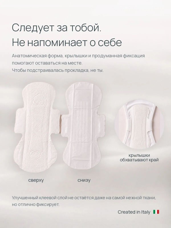 Женские ультратонкие гигиенические прокладки Normal 245 мм 10 шт KIRULYA