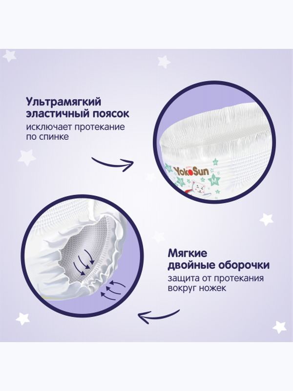Трусики YOKOSUN Premium размер XL 12-20 кг 38 шт Q-форма