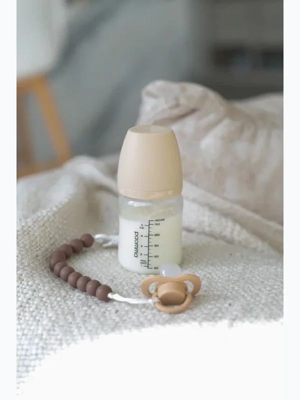 Бутылочка стеклянная almond milk 160 мл Paomma (0+)