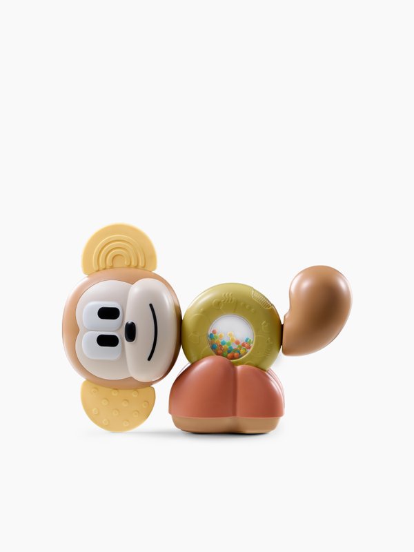 Игрушка-погремушка обезьянка FUNKY MONKEY ФАНКИ МАНКИ multicoloured Happy Baby (0+)