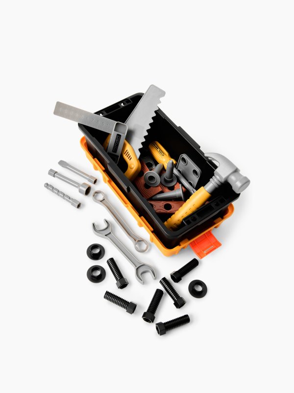 Игрушечные инструменты HAPPY TOOLKIT желтый/yellow Happy Baby (3г+)