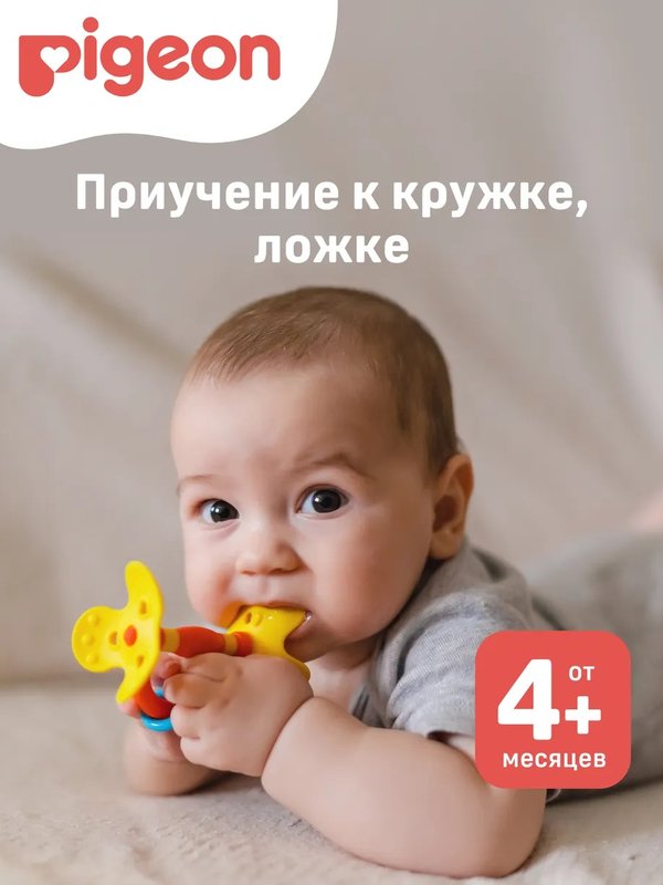 Обучающий прорезыватель Цветок Pigeon (4мес+)