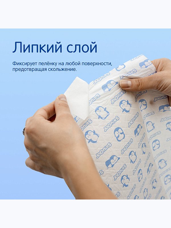 Пеленки детские одноразовые 60*60 см 10 шт JOONIES