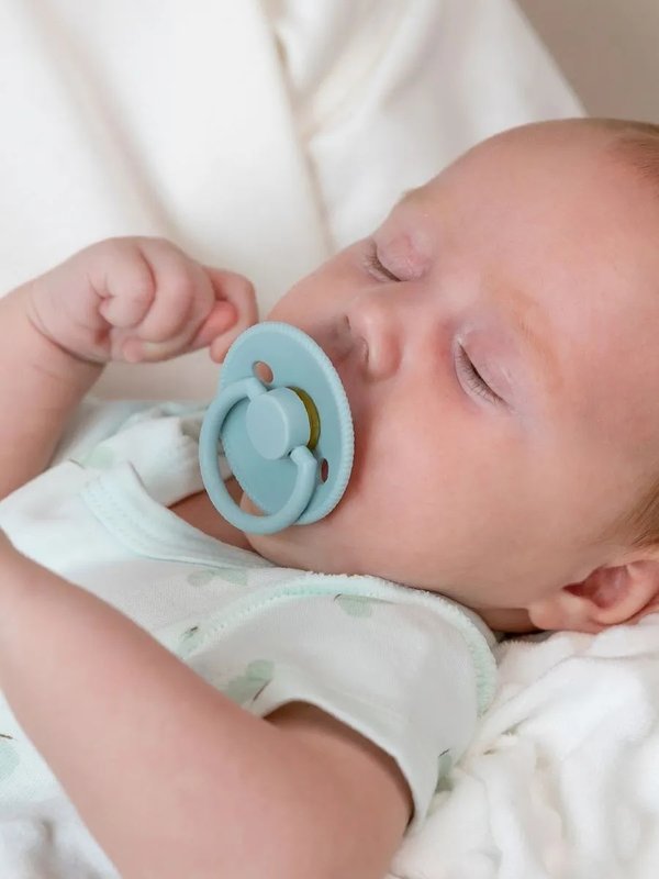 Пустышка с соской из натурального латекса S 0-6 мес Milk mint Paomma