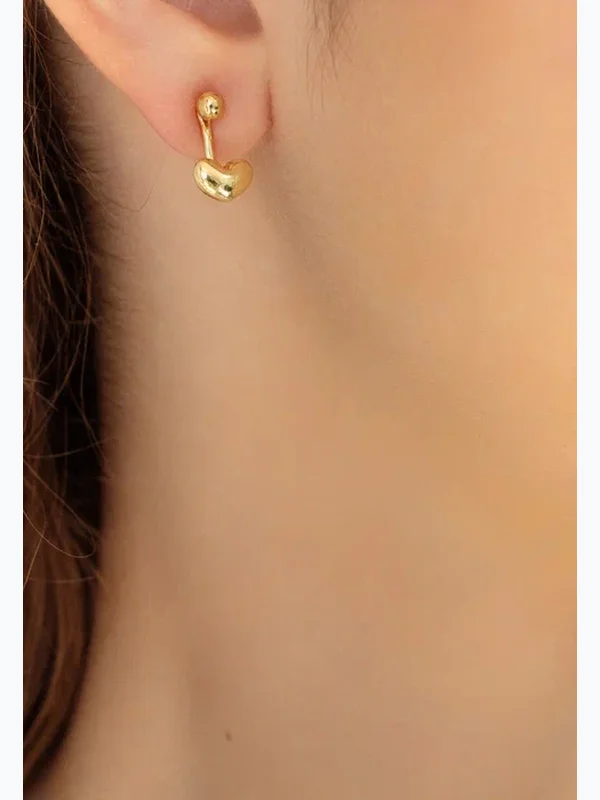 Серьги сердечки