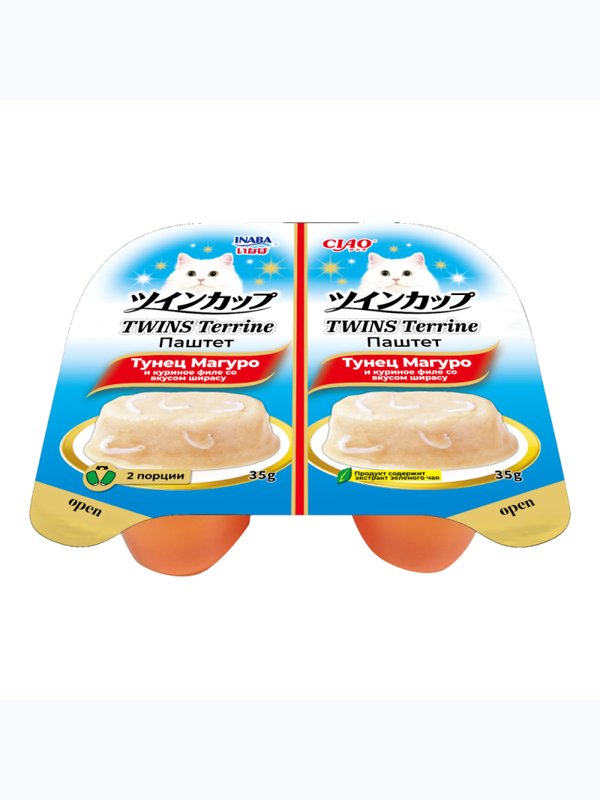 INABA CIAO TWINS Terrine Паштет для кошек - 70г
