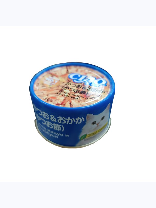 INABA CIAO д/кошек Тунец магуро и кацуобуси в желе 85г