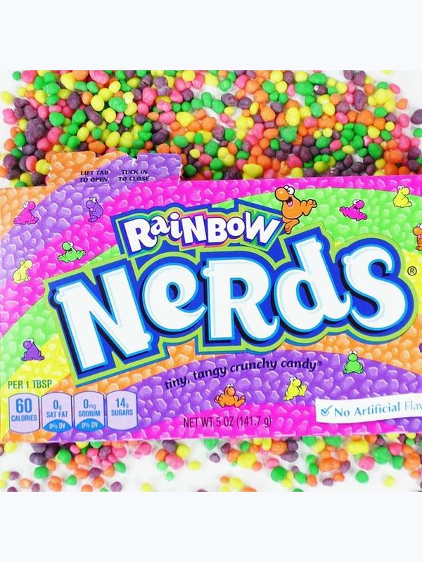 Wonka Nerds Rainbow, 141g (США)
