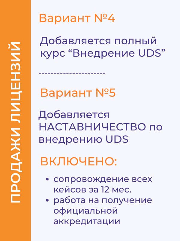 💲 Курс ПРОДАЖИ UDS (15 поток). Старт 19 сентября