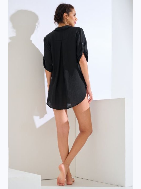 Сорочка-пляж Mini LISCA TANZANIA 49601 // 44, 2XL, Чорний