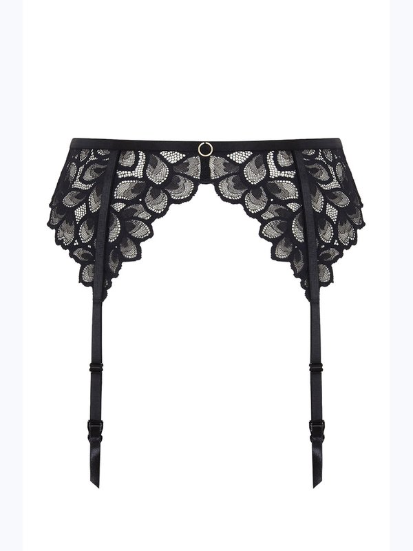 Пояс для панчох PANACHE ALLURE 10768A // Чорний латте