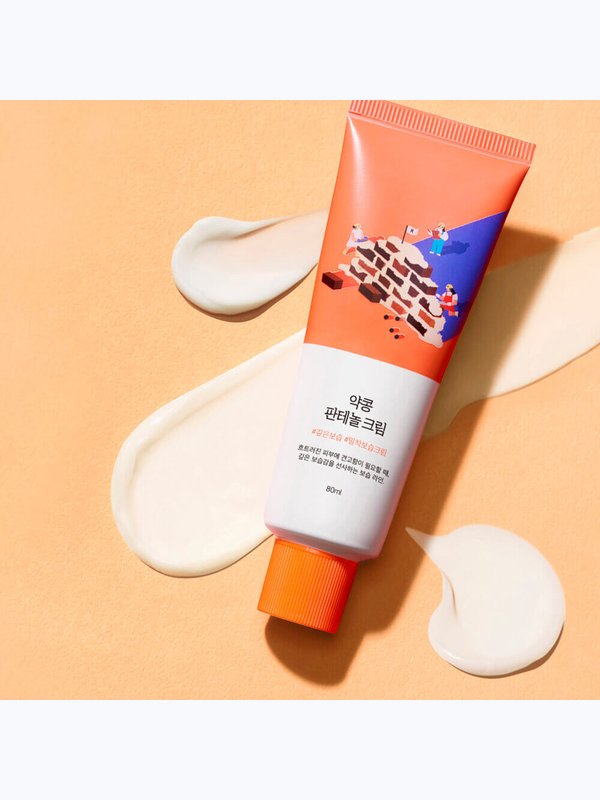 Барьерный крем с чёрной соей и пантенолом Round Lab Soybean Panthenol Cream 80мл