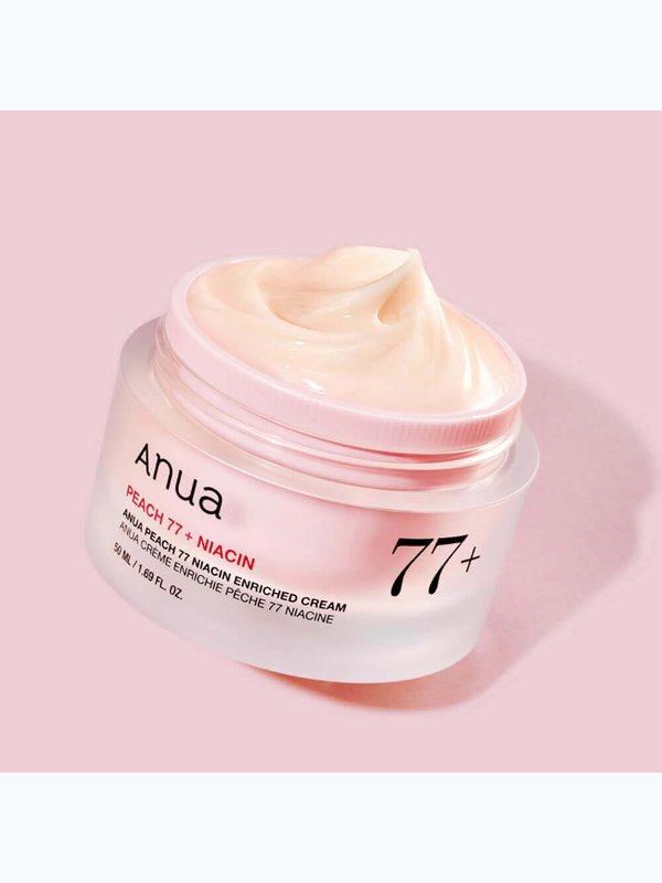 Интенсивный крем-пудинг для гладкой и сияющей кожи Anua Peach 77% Niacin Enriched Cream 50 мл