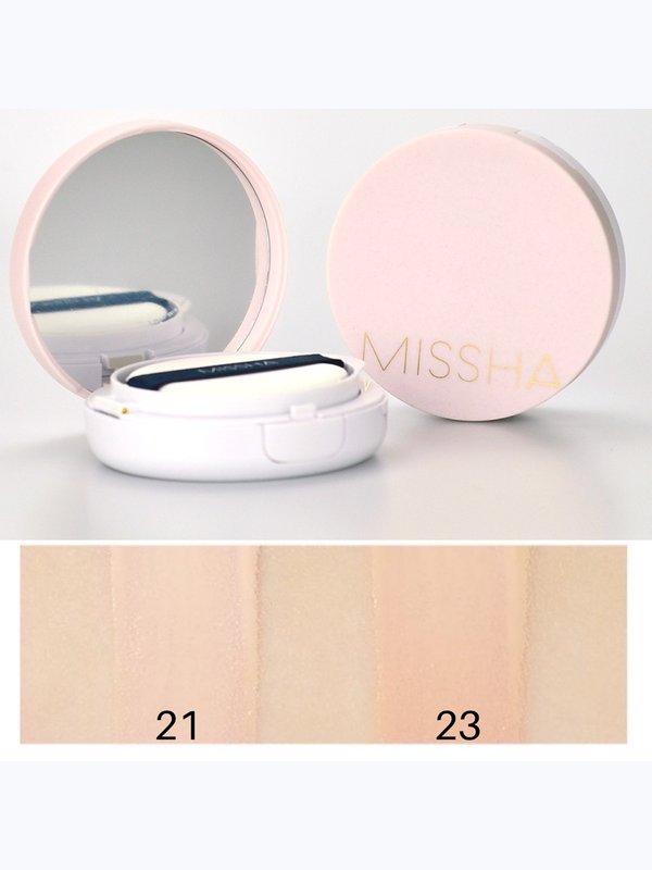 Классический тональный кушон Missha Magic Cushion Cover Lasting SPF50+ PA+++, 15м