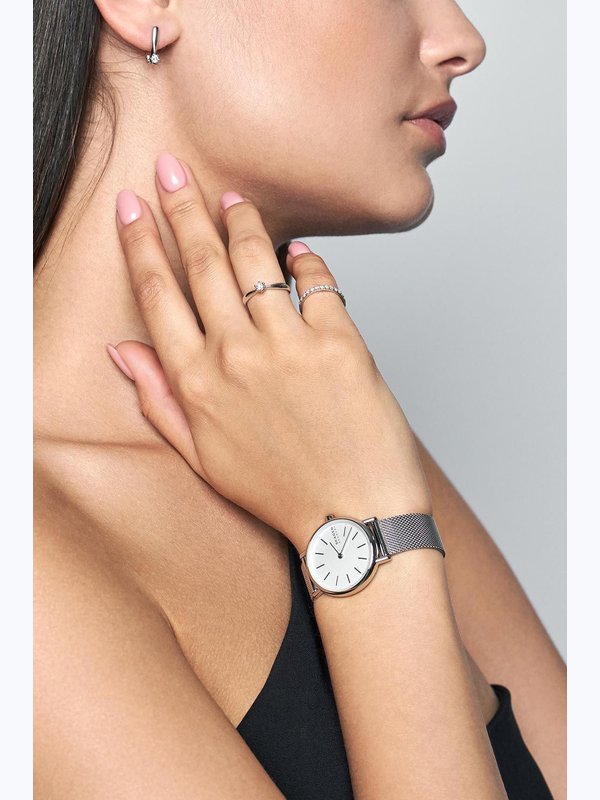 Кольцо из белого золота Vesna jewelry 1554-251-00-00/16,0 размер с бриллиантами