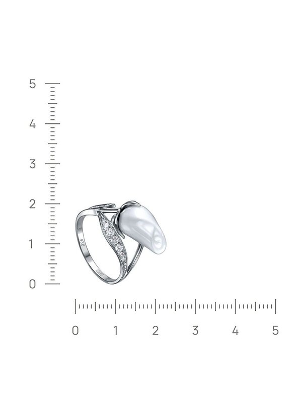 Кольцо 11-1042-13900/ 18,0. Серебро 925