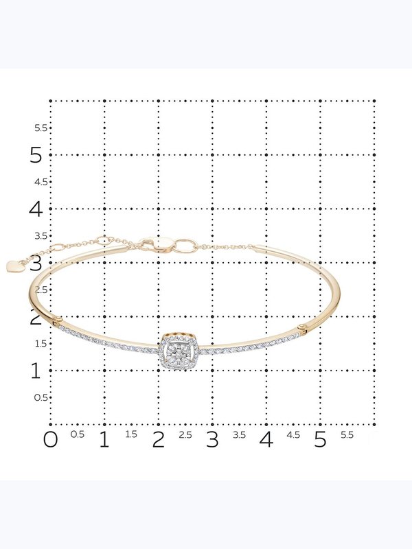 Золотой браслет Vesna jewelry с бриллиантами 52314-151-46-00
