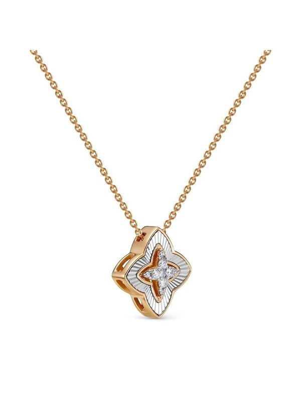 Колье с бриллиантами из красного золота Vesna jewelry
