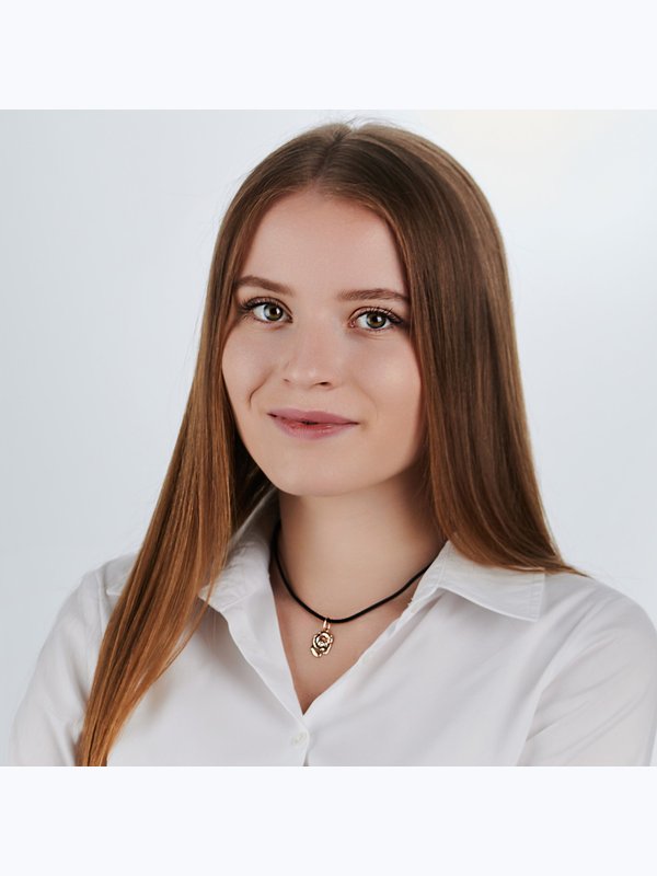 Подвеска знак зодиака ЗЗ/овн1 Овен с фианитами из красного золота 585 пробы Голден Глоб