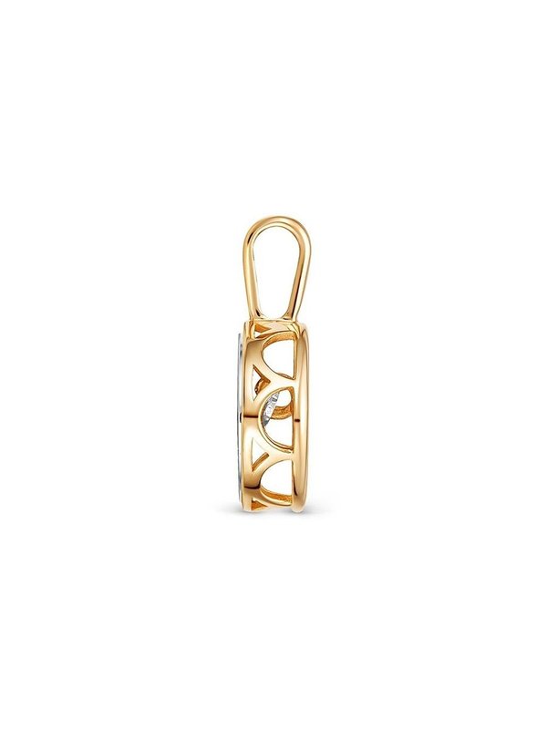 Подвеска с бриллиантами 32715-159-00-00 из красного золота VESNA jewelry