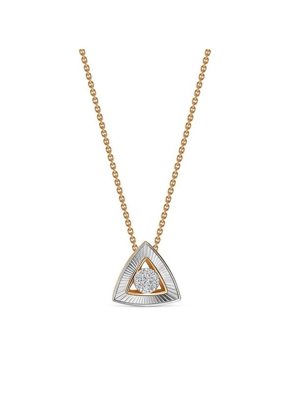 Колье с бриллиантами из красного золота Vesna jewelry