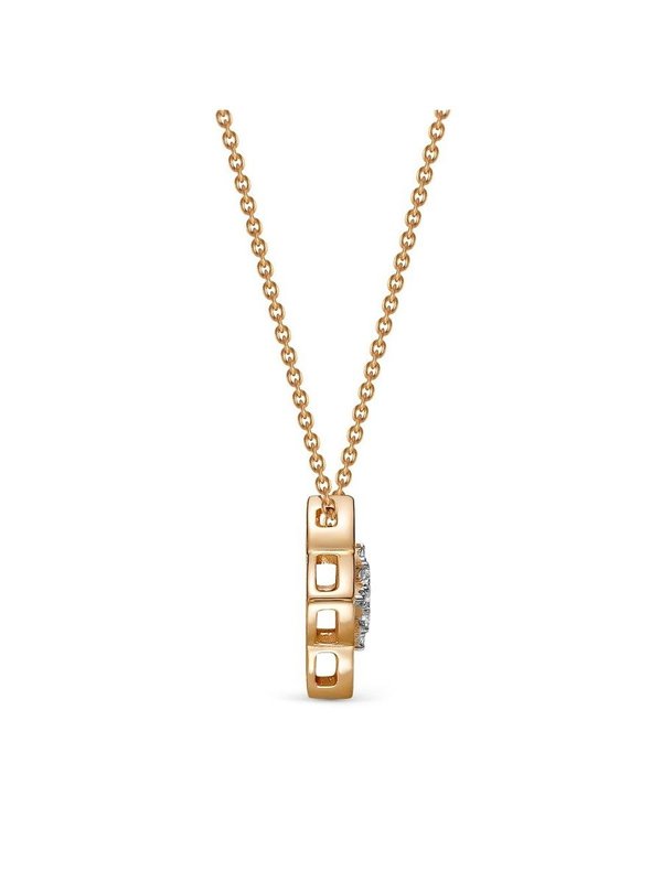 Колье с бриллиантами из красного золота Vesna jewelry